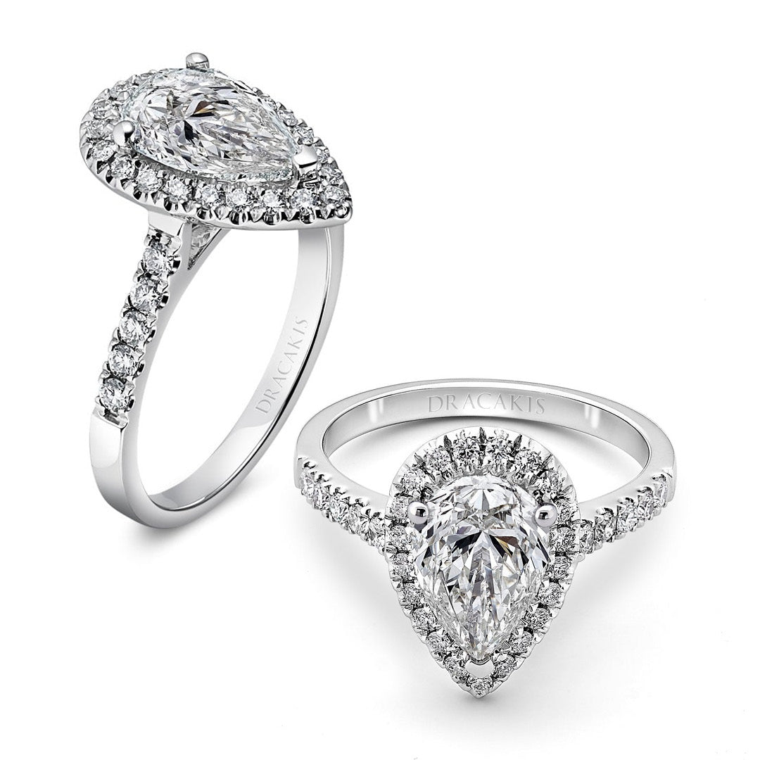 Halo Engagement Rings - Dracakis Jewellers